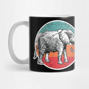 Vintage Retro Elephant Mug